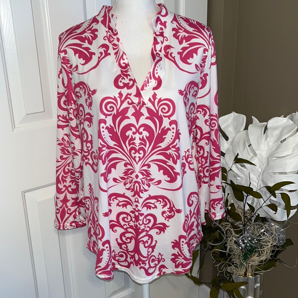 Beautiful Pink Tunic- Size Medium